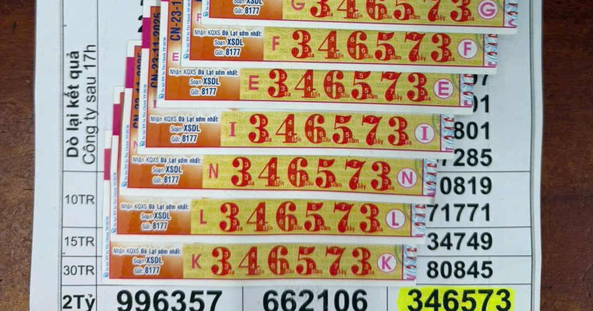 Người phụ nữ tr&uacute;ng 18 tỉ xổ số miền Nam: Mới tr&uacute;ng 50 triệu đầu th&aacute;ng 11