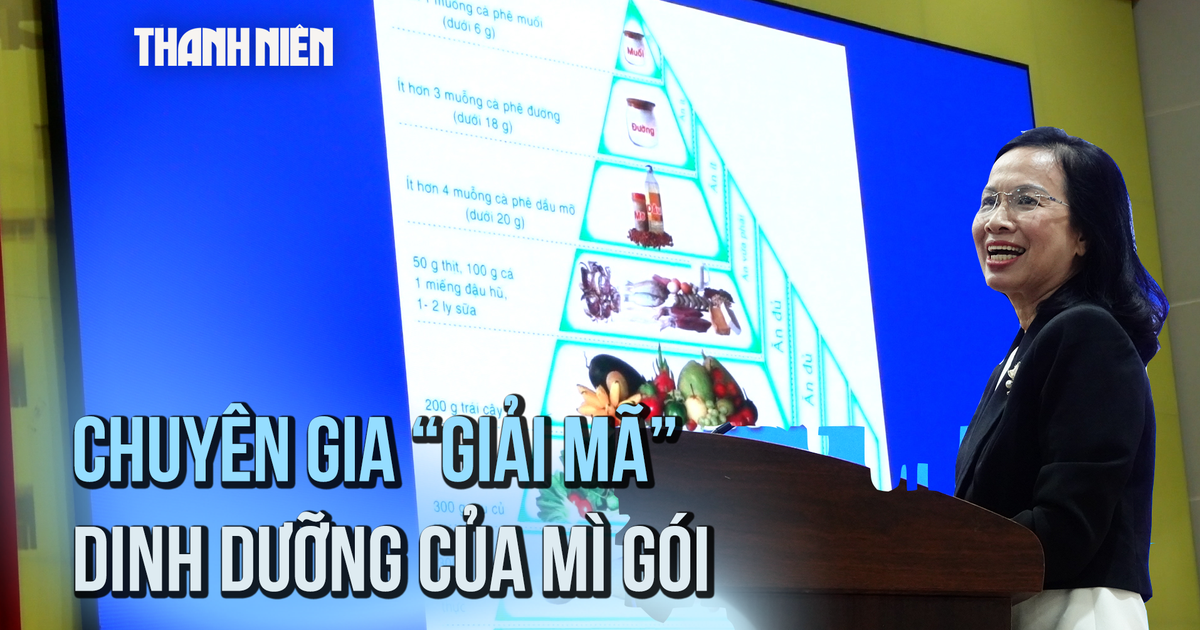 Chuyên gia 'giải mã' dinh dưỡng của mì gói