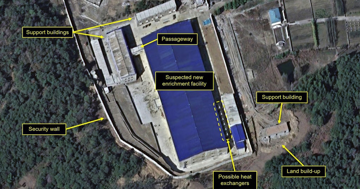 Ảnh vệ tinh h&eacute; lộ 'cỗ m&aacute;y sản xuất' đầu đạn hạt nh&acirc;n của Triều Ti&ecirc;n