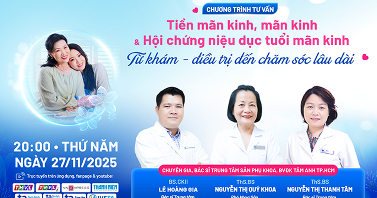 Tư vấn sức khỏe: Bác sĩ tư vấn chăm sóc sức khỏe phụ nữ tuổi mãn kinh