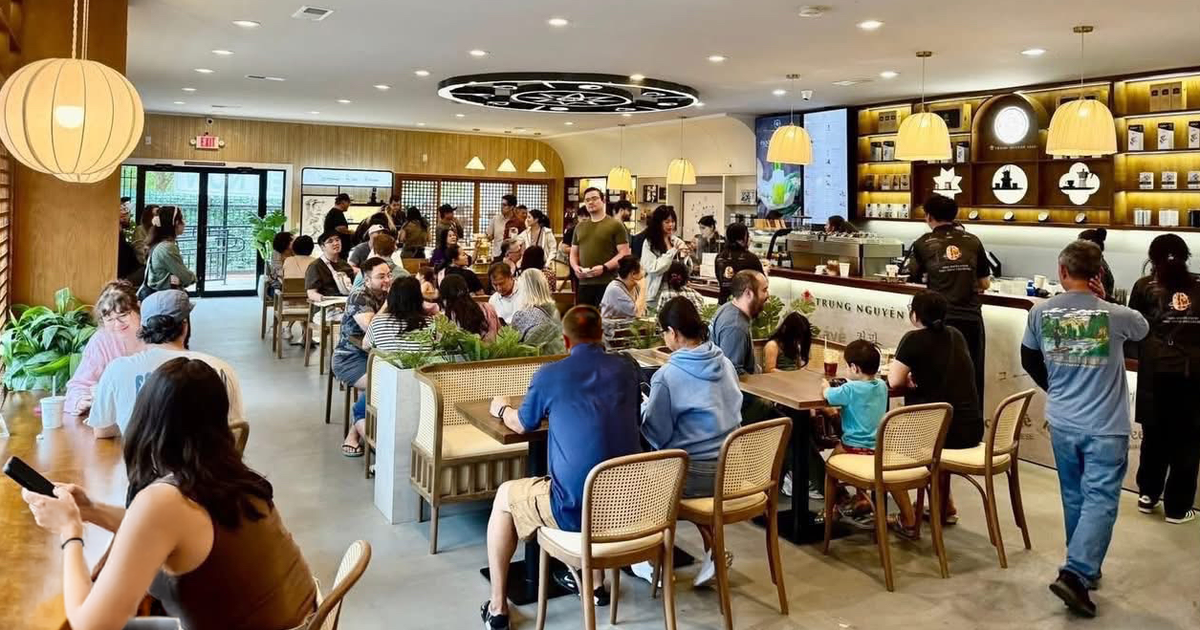 Hệ thống quán Trung Nguyên Legend liên tục phát triển, khẳng định vị thế hàng đầu