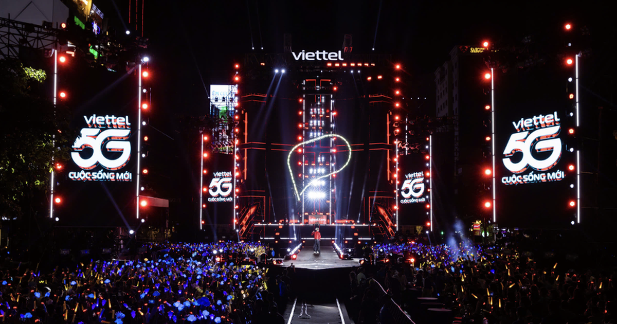 Viettel trình diễn kết nối cầu truyền hình 5G không độ trễ tại Y-Fest 2025