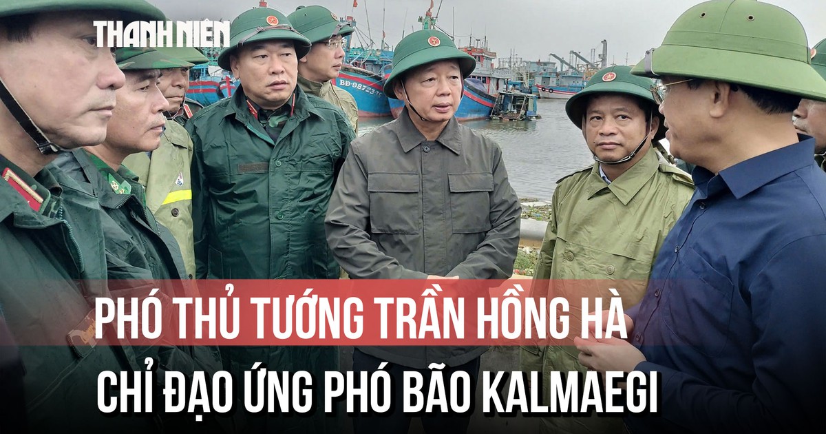 Phó thủ tướng Trần Hồng Hà: Mỗi gia đình nên chuẩn bị túi đựng nước sạch, đồ hộp tránh bão