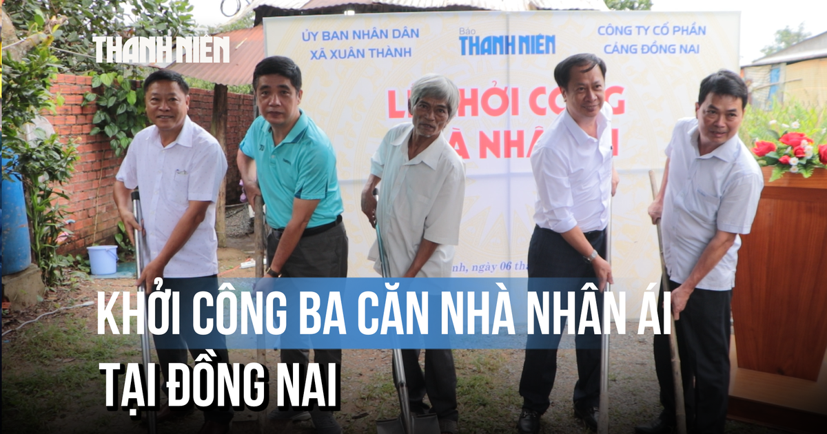 Báo Thanh Niên khởi công thêm ba căn Nhà nhân ái ở Đồng Nai