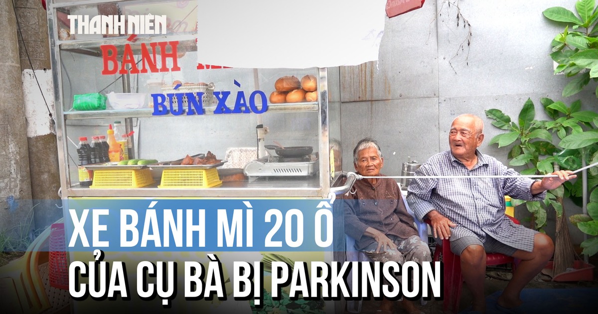 Xe bánh mì của cụ bà mắc Parkinson, chỉ bán 20 ổ mỗi ngày