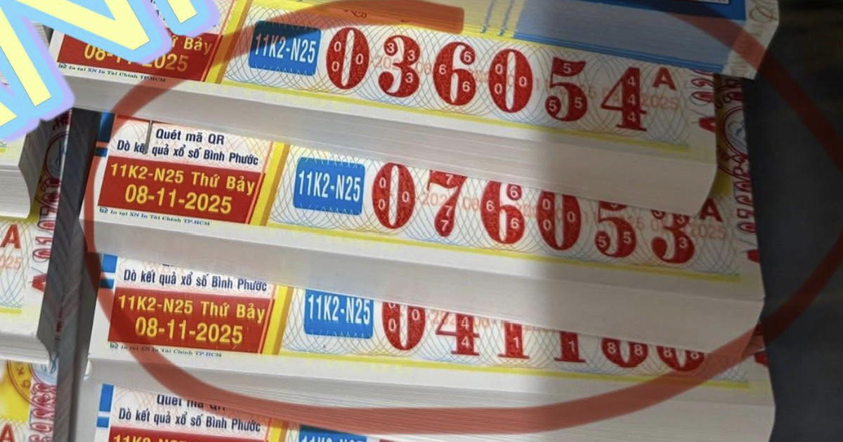 Cây vé 'ôm trọn' 34,3 tỉ xổ số miền Nam ngày 8 tháng 11 về... Vĩnh Long