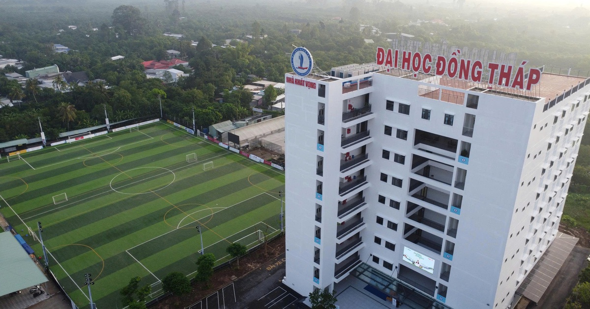 Trường ĐH Đồng Tháp sắp ra mắt sân bóng chất lượng cao phục vụ TNSV Việt Nam