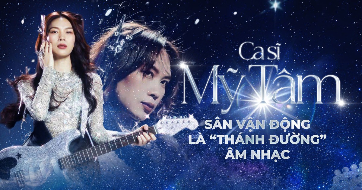 Ca sĩ Mỹ Tâm: Sân vận động là “thánh đường” âm nhạc