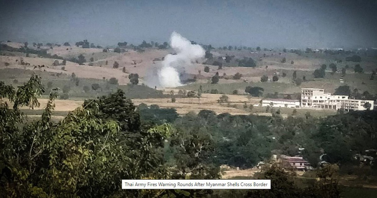 Đạn ph&aacute;o Myanmar rơi xuống nh&agrave; d&acirc;n, Th&aacute;i Lan bắn trả
