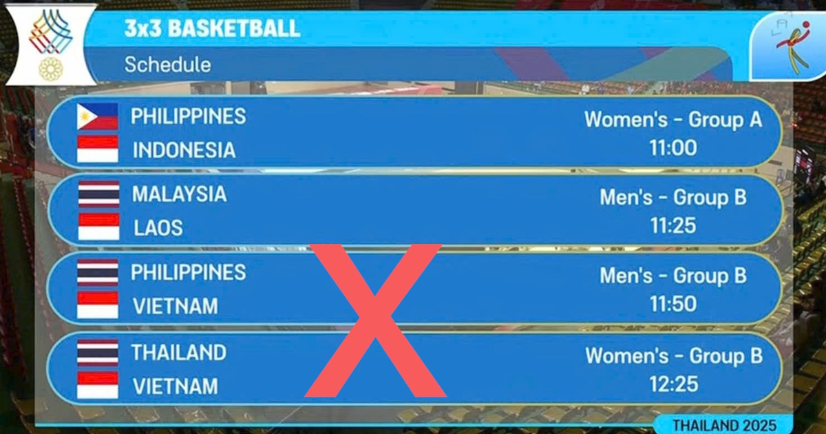 BTC SEA Games 33 lại sai nghiêm trọng, nhầm Quốc kỳ hàng loạt: Đội Việt Nam hiển thị cờ Indonesia