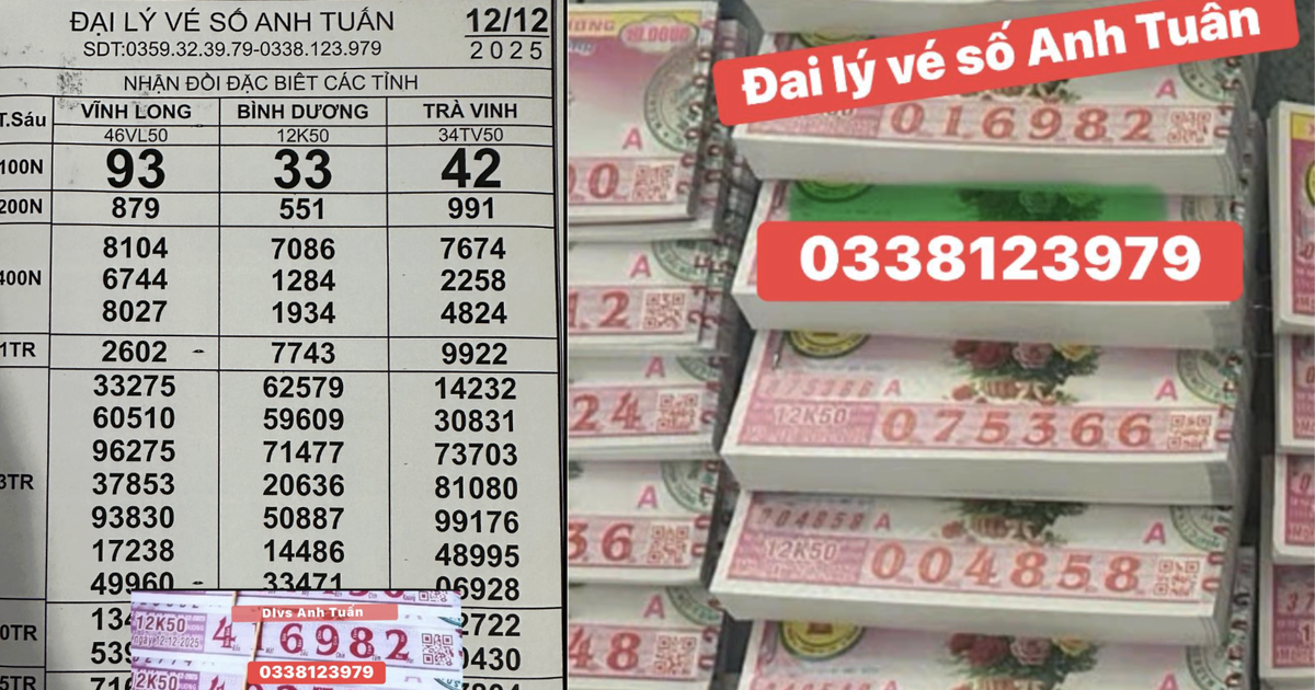 C&acirc;y v&eacute; 'ẵm trọn' 34,3 tỉ xổ số miền Nam ng&agrave;y 12 th&aacute;ng 12 vừa lộ diện