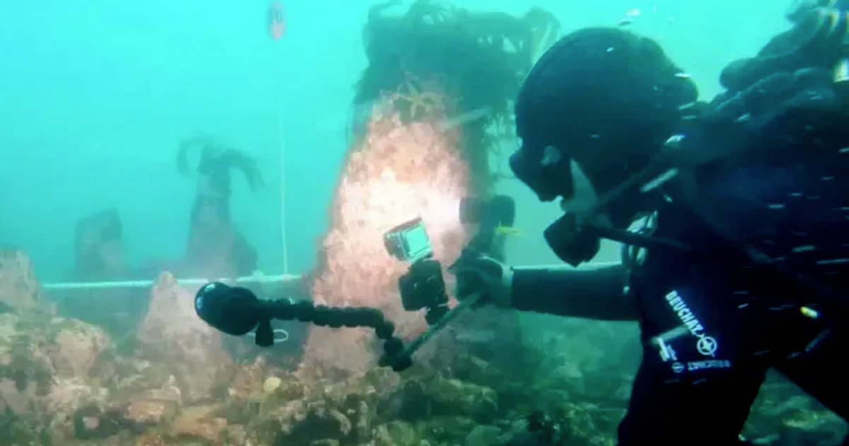 Ph&aacute;t hiện 'trường th&agrave;nh' 7.000 năm tuổi dưới biển