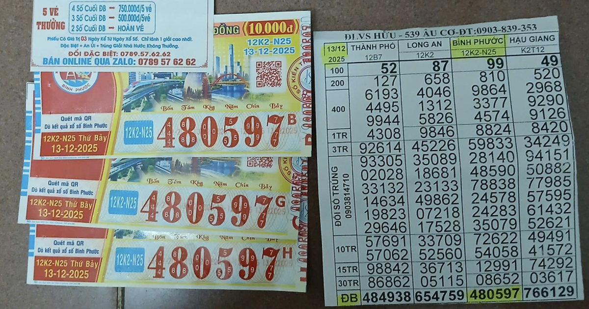 TP.HCM: Vừa tr&uacute;ng 4 tỉ, h&ocirc;m sau người đ&agrave;n &ocirc;ng lại gọi đại l&yacute; đổi... độc đắc