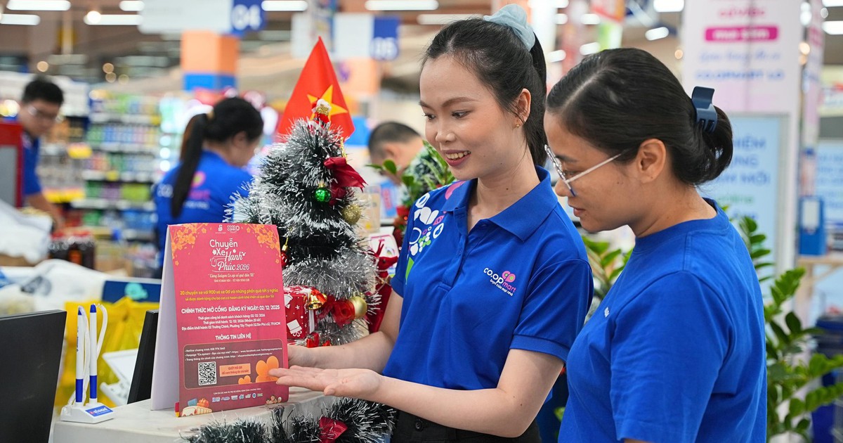 Saigon Co.op khởi động &lsquo;Chuyến xe hạnh ph&uacute;c&rsquo; đưa người lao động về qu&ecirc; đ&oacute;n Tết 2026