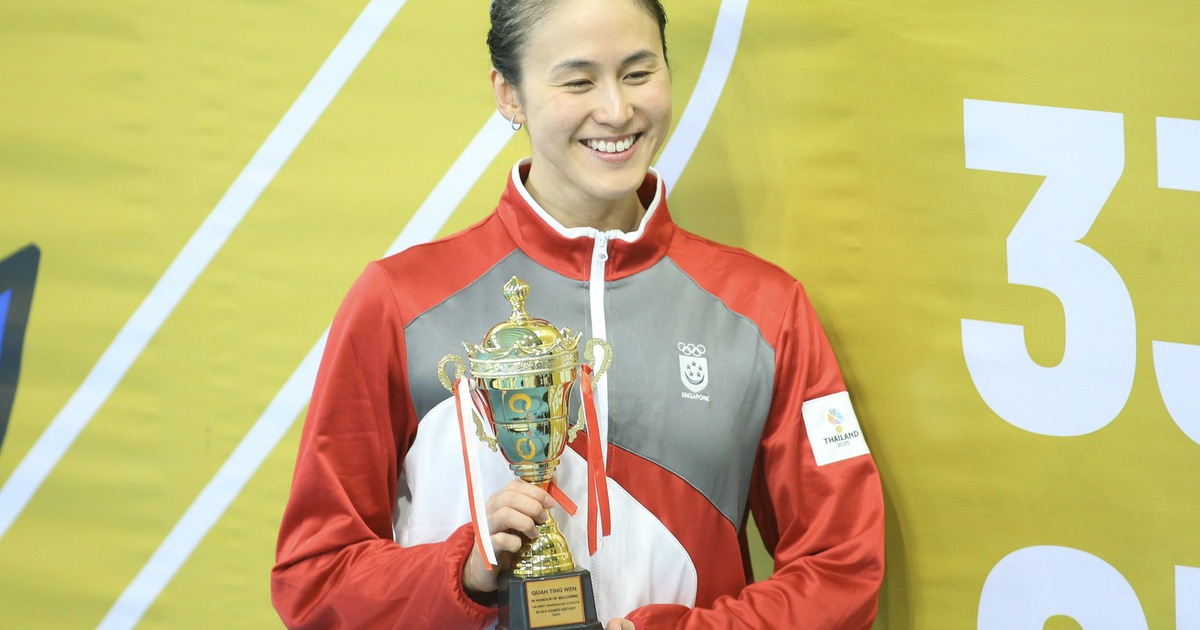 Huyền thoại bơi lội Singapore nhận vinh danh chưa từng có trong lịch sử SEA Games