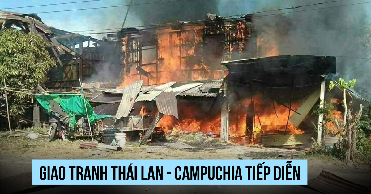 Giao tranh Thái Lan - Campuchia tiếp diễn
