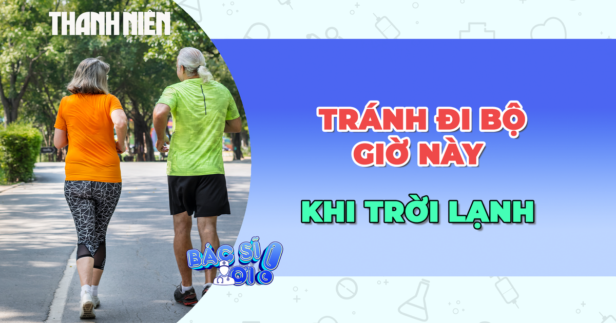 Người lớn tuổi cần tránh đi bộ giờ này khi trời lạnh