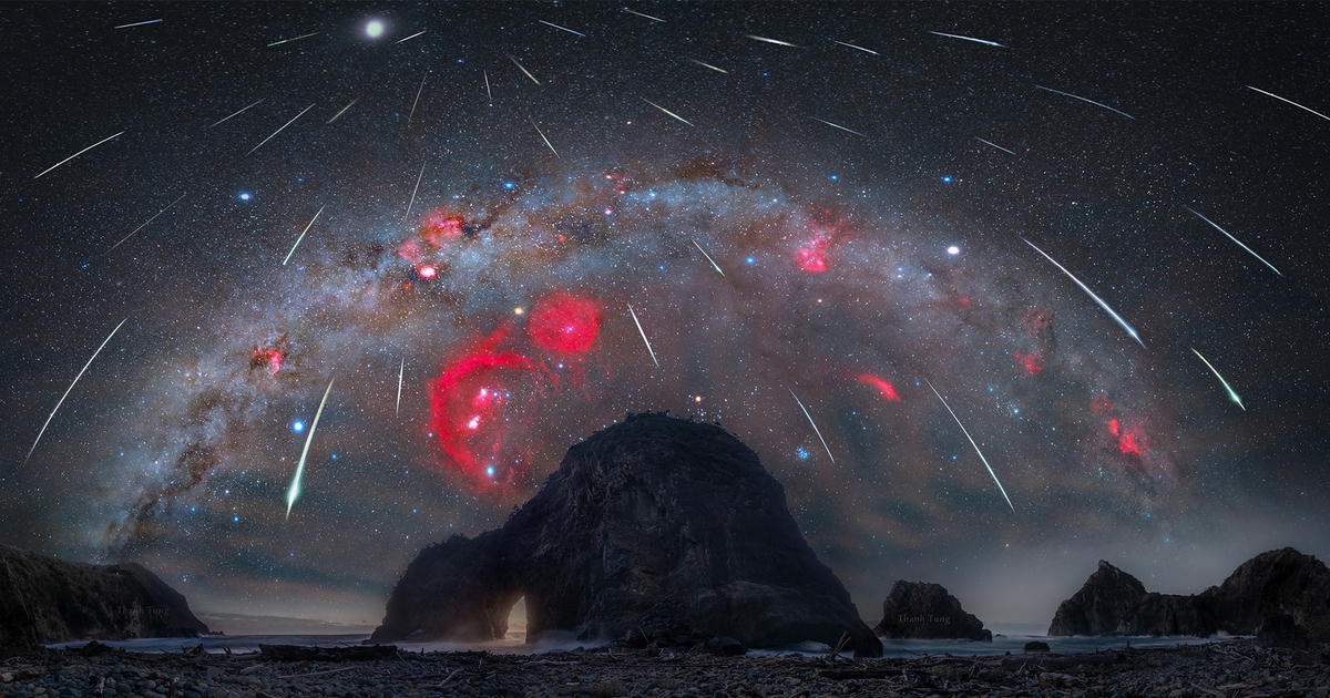 Ch&agrave;ng trai Việt chụp được mưa sao băng 'si&ecirc;u đẹp', d&acirc;n mạng m&ecirc; mẩn