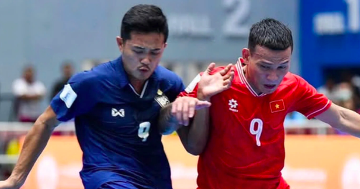 Bóng đá futsal SEA Games 33: Futsal Việt Nam chơi hay, thua đáng tiếc Thái Lan