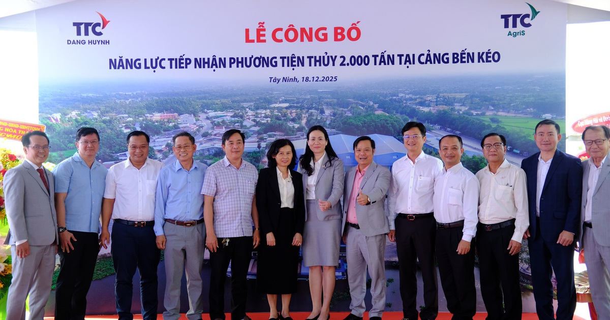 Cảng Bến Kéo chính thức công bố năng lực tiếp nhận phương tiện thủy 2.000 tấn