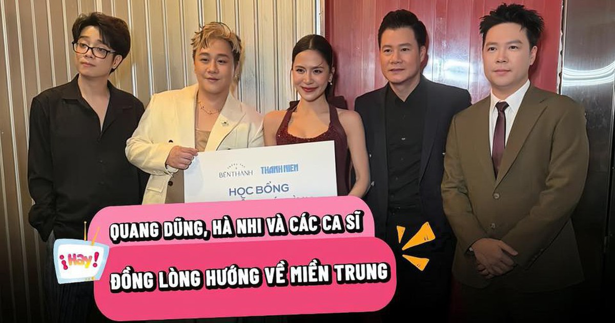 Bùi Anh Tuấn cùng 2 chị đẹp đồng lòng hướng về miền Trung