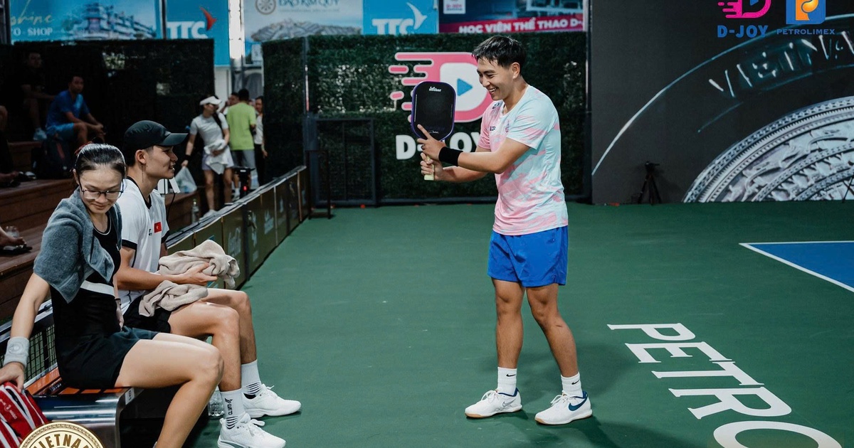 Nghĩa cử đẹp của á quân đơn nam giải pickleball D-Joy Vietnam Masters Phúc Huỳnh