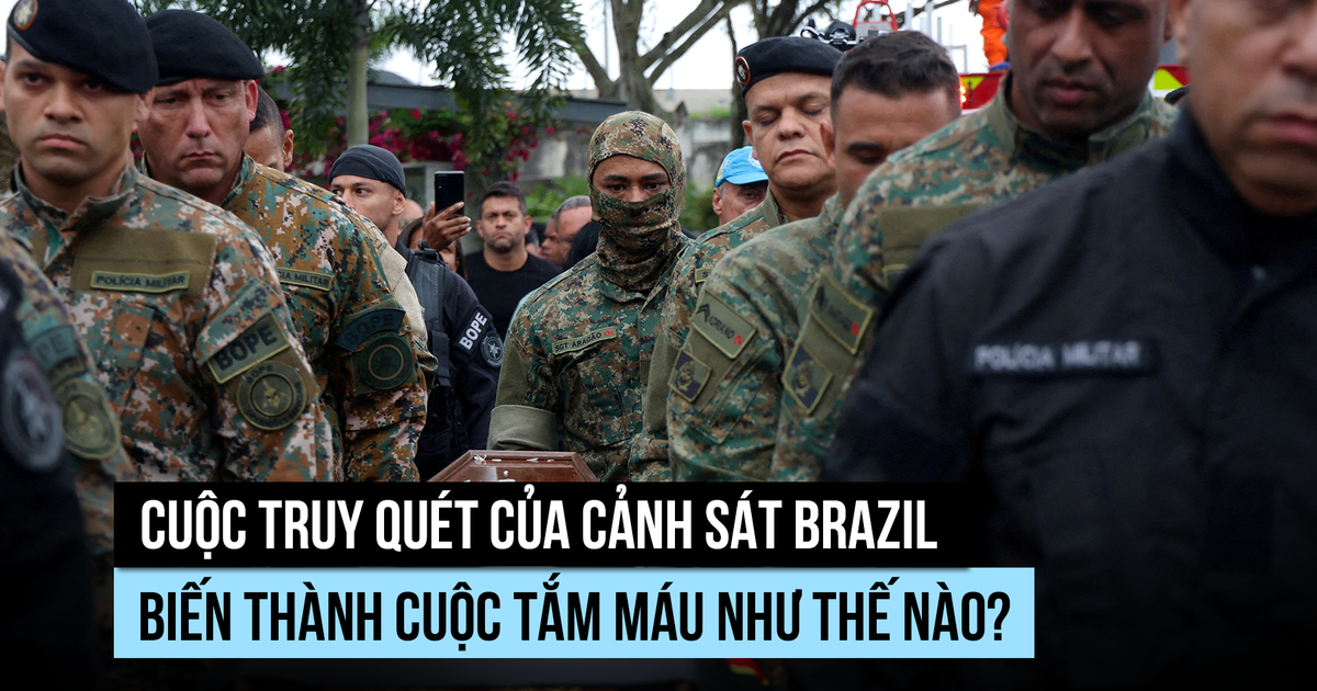 Từ truy quét băng nhóm thành 'tắm máu': Chiến dịch của cảnh sát Brazil diễn biến ra sao?