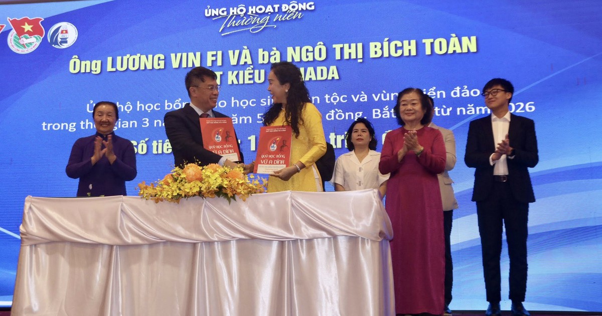 Hơn 52 tỉ đồng hỗ trợ các dự án của Quỹ học bổng Vừ A Dính