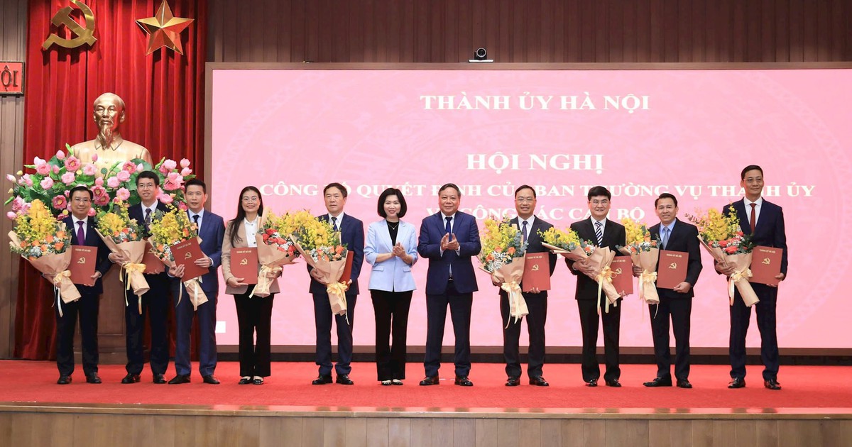 Thành ủy Hà Nội điều động, phân công lãnh đạo nhiều sở, ngành
