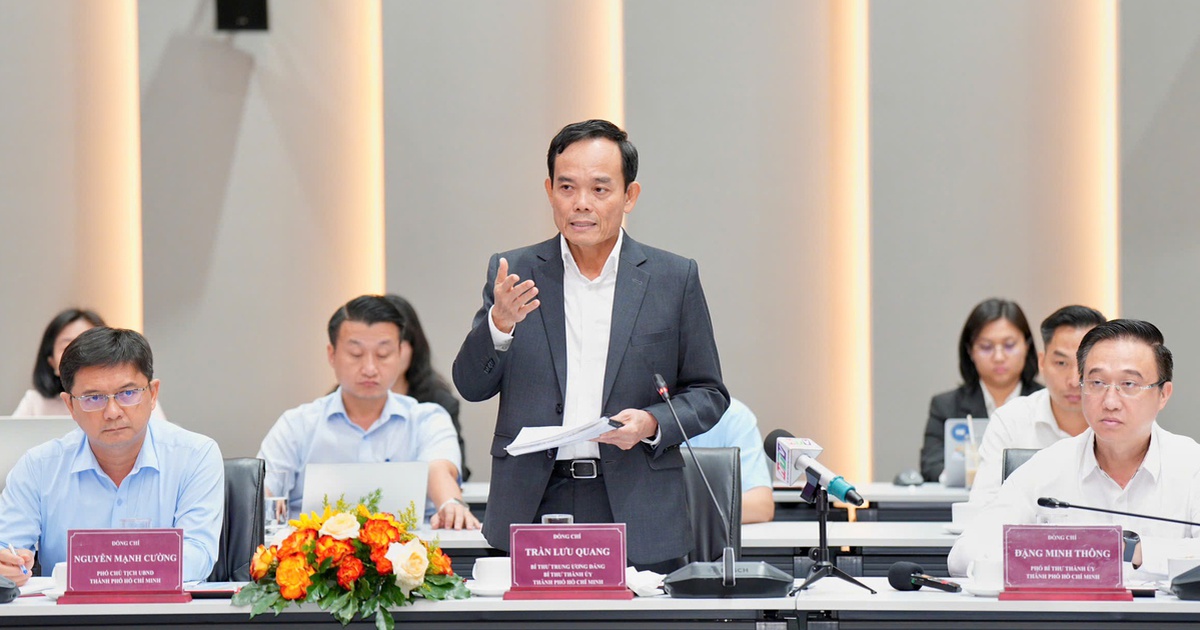 Bí thư TP.HCM Trần Lưu Quang làm việc với Becamex về khoa học công nghệ