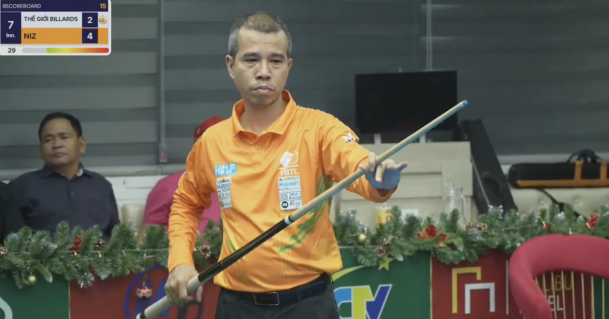 Billiards: Trần Quyết Chiến ngược dòng hấp dẫn, đánh bại Chiêm Hồng Thái