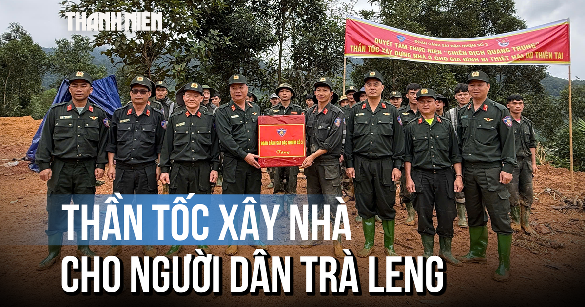 Khi sinh viên và người lính chung sức dựng lại mái ấm mới cho dân vùng thiên tai