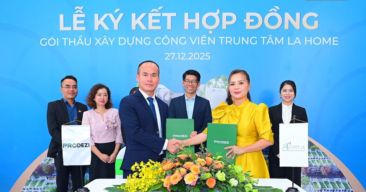 LA Home ký kết gói thầu xây dựng công viên trung tâm tại phía tây TP.HCM