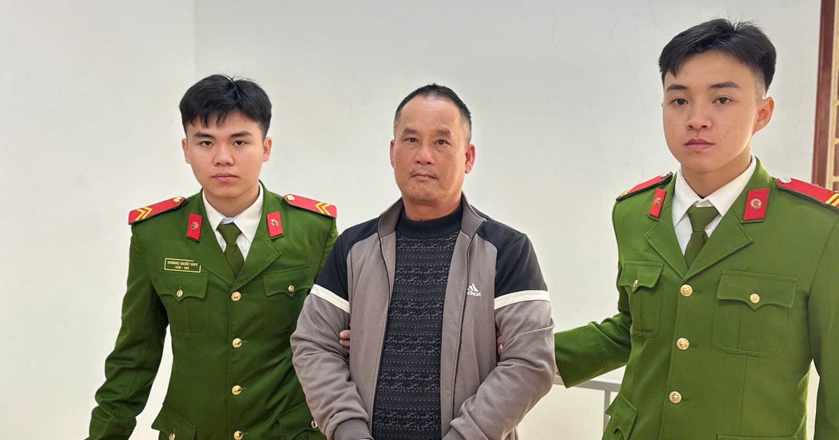 Đoàn Văn Sáng bị bắt giữ vì tội giết người.