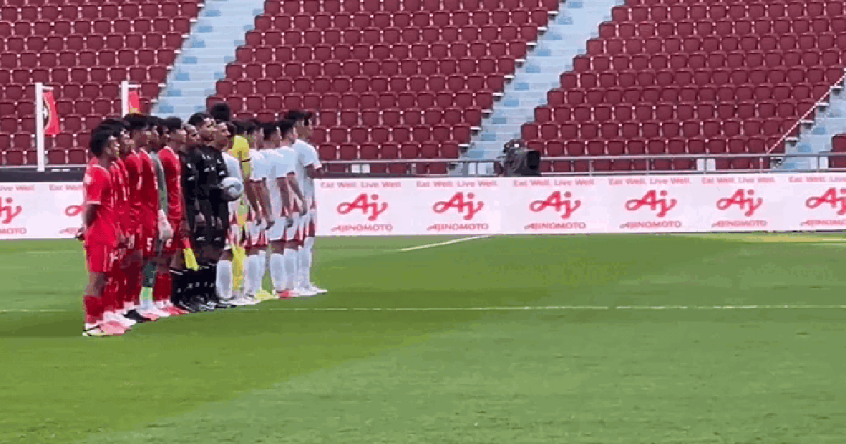 Nóng: Sự cố trên sân Rajamangala, U.23 Việt Nam và U.23 Lào hát Quốc ca không nhạc