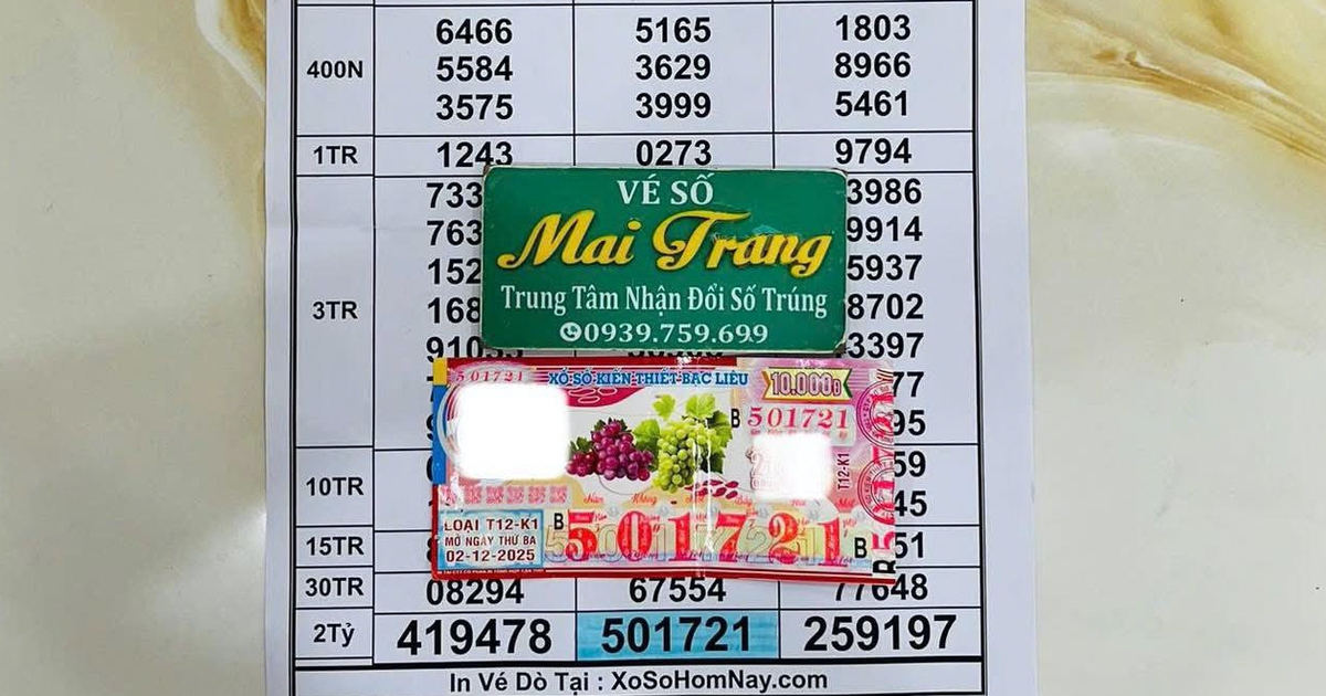 Tr&uacute;ng độc đắc xổ số miền Nam, người đ&agrave;n &ocirc;ng lập tức đi ng&acirc;n h&agrave;ng