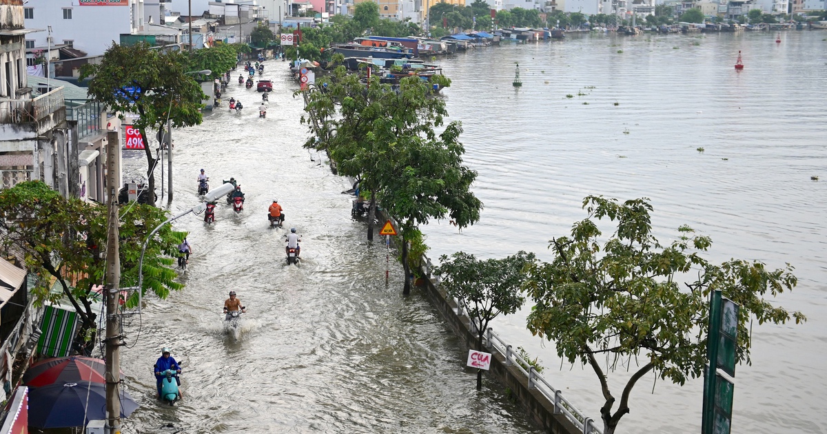 Ng&agrave;y 5 - 6.12, triều cường TP.HCM đạt đỉnh: 23 tuyến đường n&agrave;y c&oacute; thể ngập nước