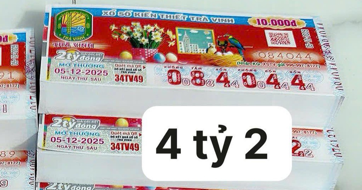 Xổ số miền Nam ng&agrave;y 5 th&aacute;ng 12: Nguy&ecirc;n c&acirc;y v&eacute; tr&uacute;ng 4,2 tỉ đ&agrave;i Tr&agrave; Vinh lộ diện