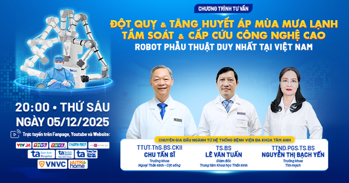 Đột quỵ và tăng huyết áp mùa lạnh - Tầm soát và cấp cứu công nghệ cao