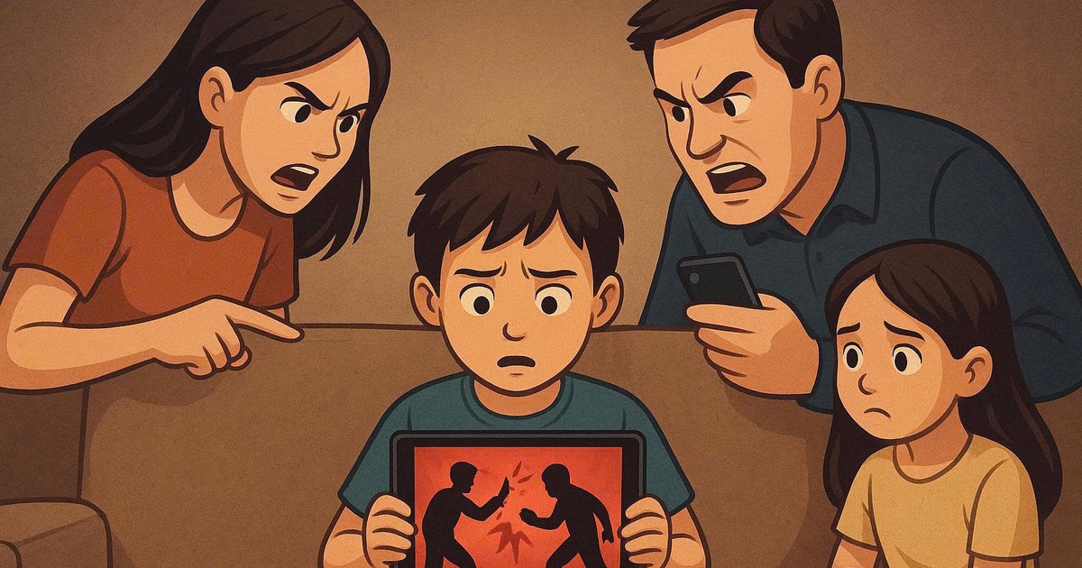 Ép con xem cảnh bạo lực, livestream 'dằn mặt' vợ chồng: Phạt tới 20 triệu đồng