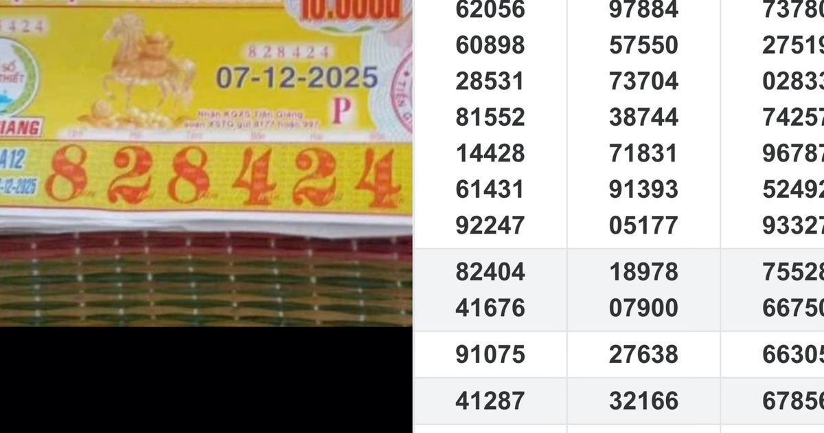Xổ số miền Nam ng&agrave;y 7 th&aacute;ng 12: Đại l&yacute; Vĩnh Long b&aacute;n 14 tờ tr&uacute;ng độc đắc
