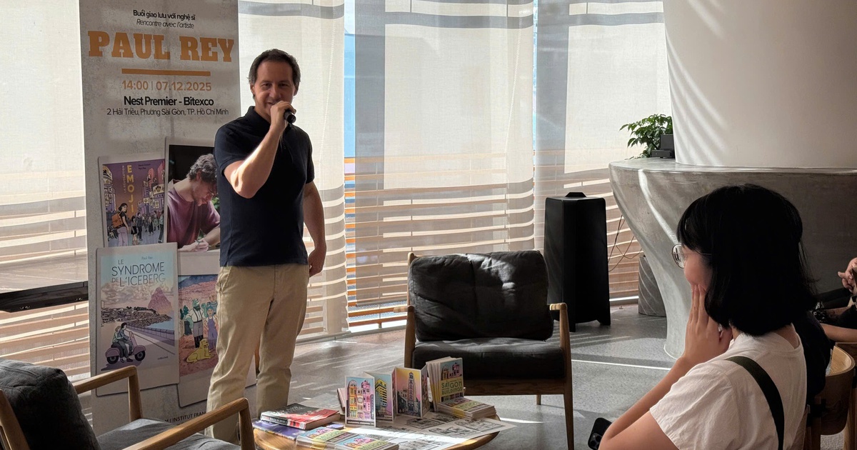 Họa sĩ người Pháp sáng tác truyện tranh từ ý tưởng biến đổi khí hậu ở Việt Nam