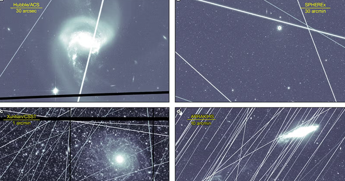 Vệ tinh SpaceX đang đe dọa Hubble v&agrave; nhiều k&iacute;nh thi&ecirc;n văn kh&aacute;c