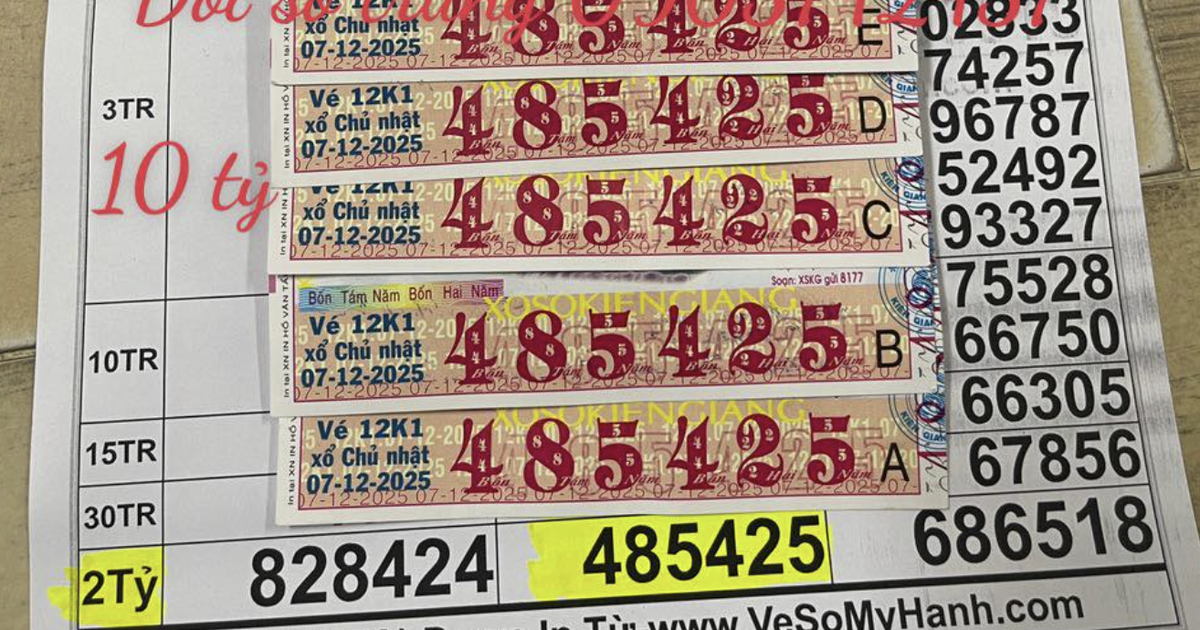 TP.HCM: Vợ chồng tr&uacute;ng 10 tỉ xổ số miền Nam, hẹn gặp đại l&yacute; ở ng&acirc;n h&agrave;ng