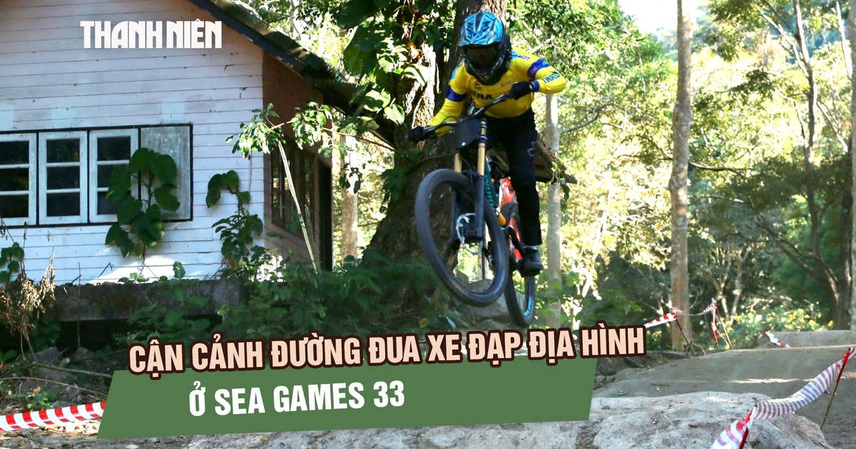 Cận cảnh đường đua xe đạp địa hình ở SEA Games 33