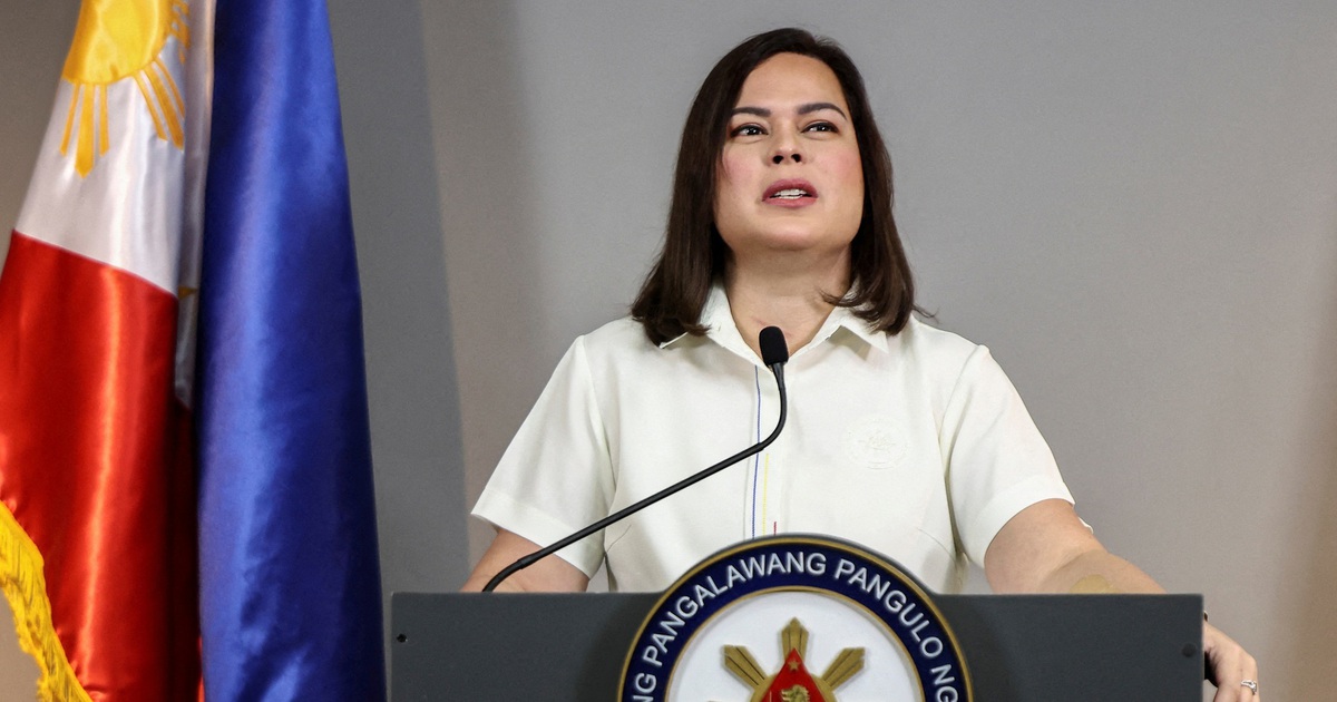 Philippine Vice President Sara Duterte was offered to prosecute
