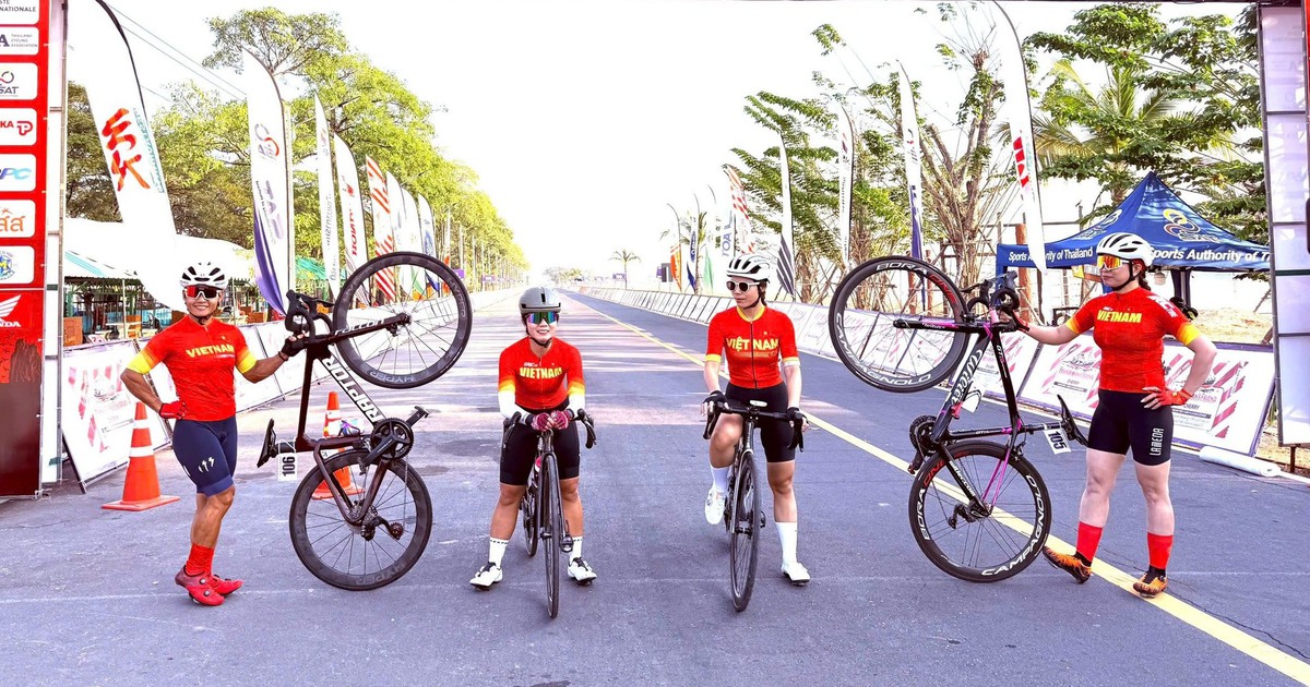 Vietnamese riders have a spectacular, excellent sprint to win Asian bicycle gold medals