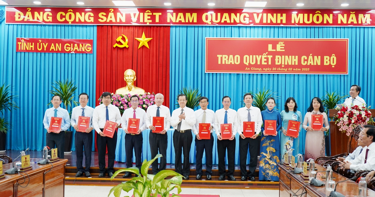 An Giang: Tinh gọn bộ m&aacute;y, trao quyết định điều động, chỉ định 25 c&aacute;n bộ