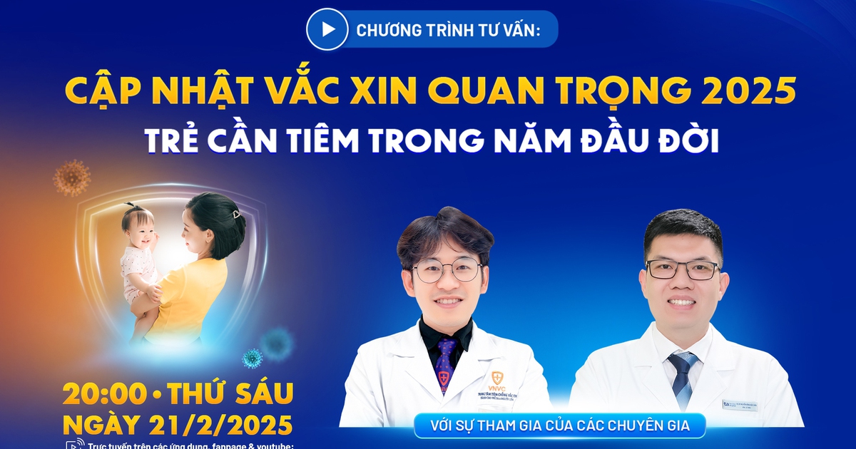 Tư vấn sức khỏe trực tuyến: Những loại vắc xin thiết yếu cho trẻ trong năm đầu đời