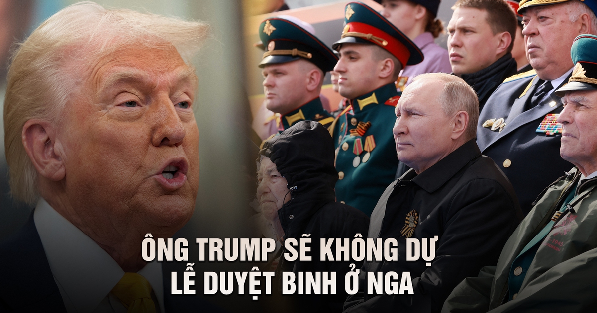 Điện Kremlin bác tin ông Trump sẽ dự lễ duyệt binh ở Moscow